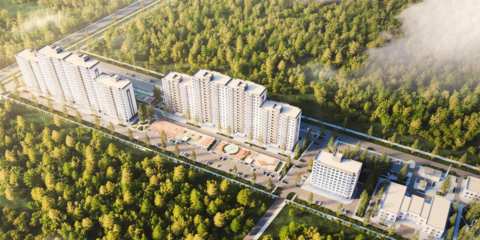 2-к. квартира, 51 м2, 9/9 эт. ЖК Вершины.