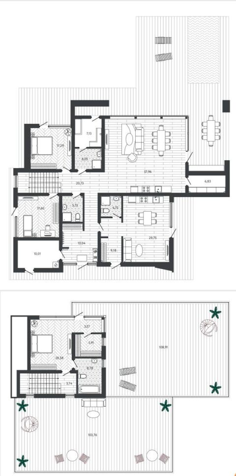 Коттедж, 317 м2. КП Курорт Собер Баш.