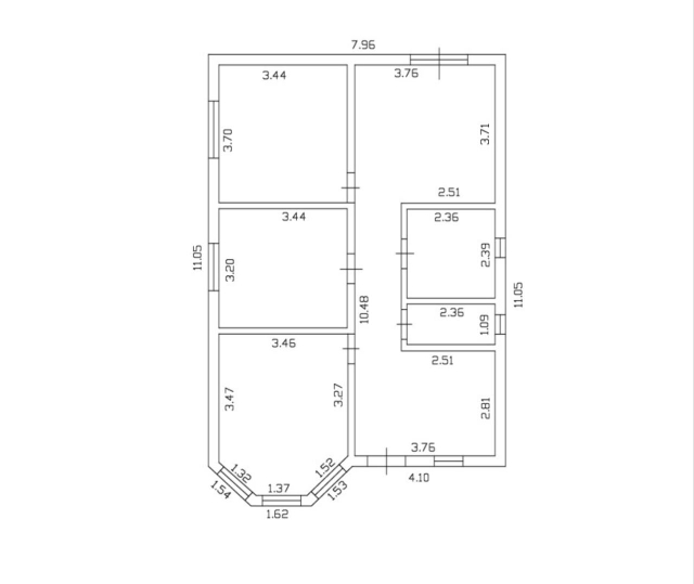 Дом, 147 м2. КП Северская.