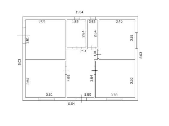 Дом, 145 м2. КП Северская.