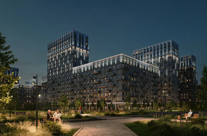 1 комнатная квартира, 35 м2, 10/16 эт. ЖК Grade.