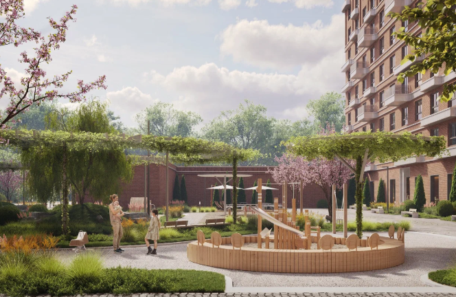 3 комнатная квартира, 68 м2, 6/16 эт. ЖК Grade.