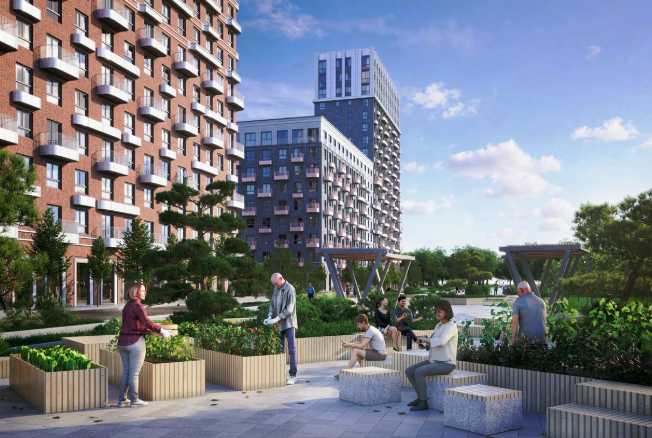 3 комнатная квартира, 68 м2, 6/16 эт. ЖК Grade.