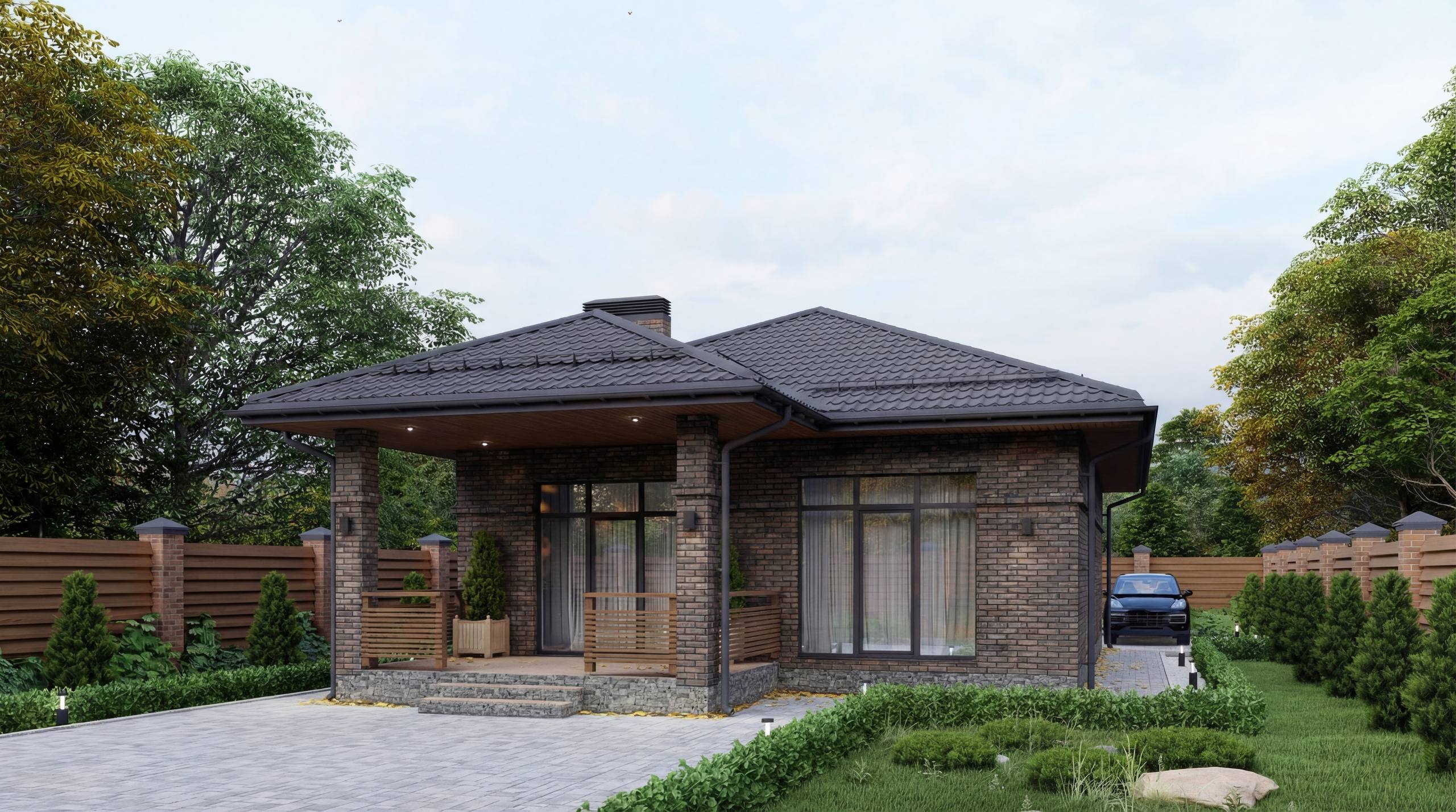 Дом, 110 м2. КП Лес. Краснодар