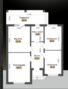 Дом 95 м2 КП Прибрежный Краснодар