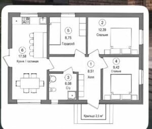 Атаманский дом 1220м2